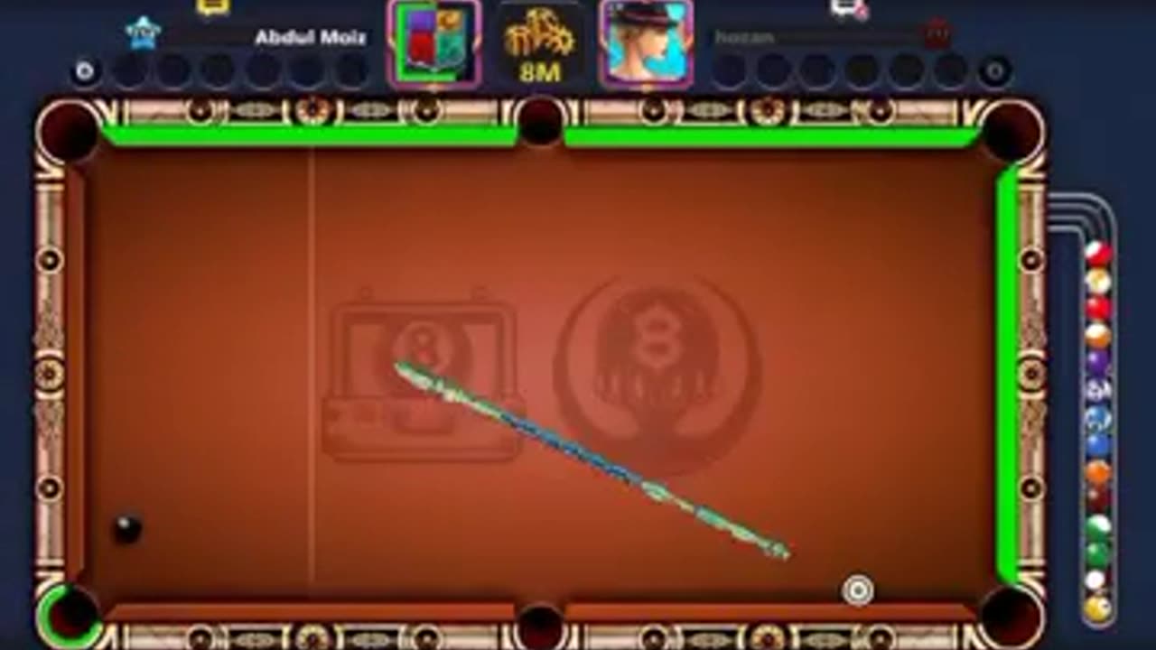 Unbelievable 8 Ball Trick Shot! 😱 #shorts #trending #raidmoiz
