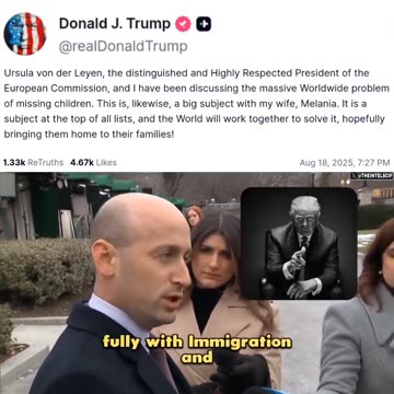 The SCIF - TRUMP highlights the worldwide problem of child trafficking. It's alw...