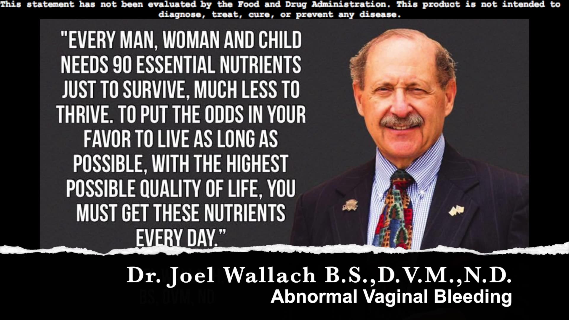 Abnormal Vaginal Bleeding Dr Joel Wallach