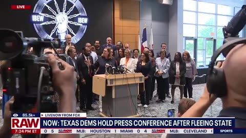 LATEST: Texas House Democrats hold a press conference after Gov. Abbott issues warrant for arrest
