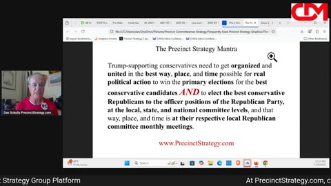 Precinct Strategy Will you do more than just vote? Dan Schultz July 18 2025