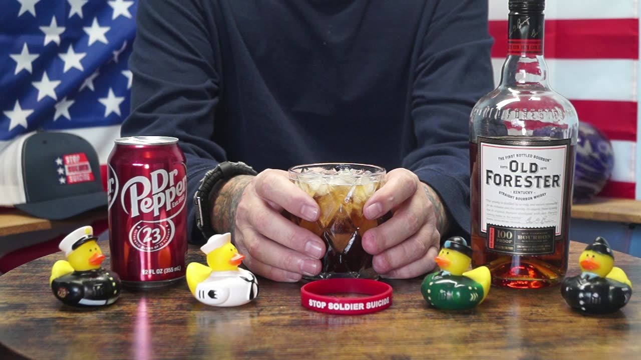 Lloyd Combs Jr - Old Forrester 100 proof & Dr Pepper