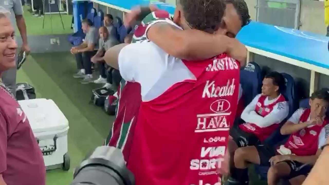 Quando dois ícones mundiais se encontram no Maracanã!