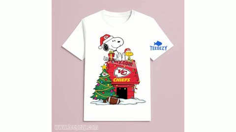 Kansas City Chiefs Woodstock Christmas Joy Shirt