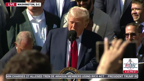 President Trump Greets 2025 Super Bowl Champions - The Philadelphia Eagles, April 28, 2025