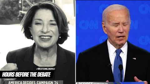 Amy Klobuchar, hours before Biden's debate with Trump: Then Biden spaces out