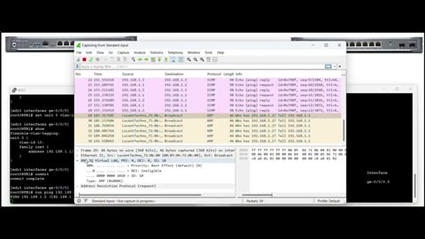 Juniper Routing: How to configure ethernet tagging on a Juniper Junos routing device