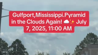 Pyramid in the clouds July 7, 2025
