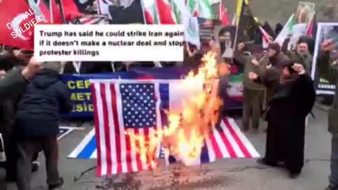 Anti-United States of Israel protests in Istanbul, Turkey.