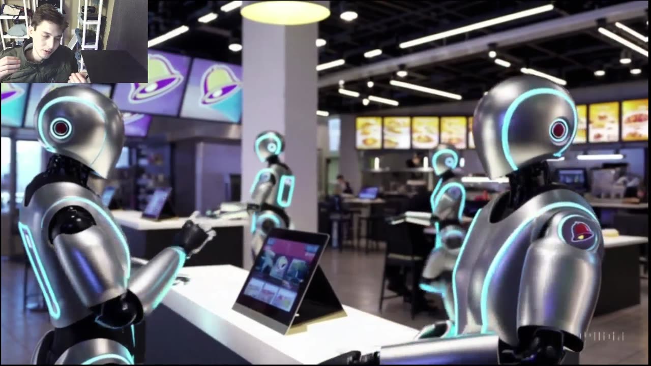 Outtake #1,149 Of The Robots Work At A Taco Bell Restaurant Fake Funny Parody Video