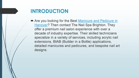 Best Manicure and Pedicure in Hanover