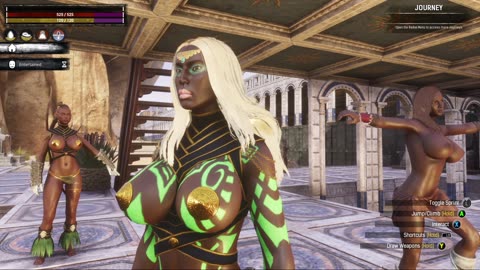 Conan Exiles farming hides busty boobs