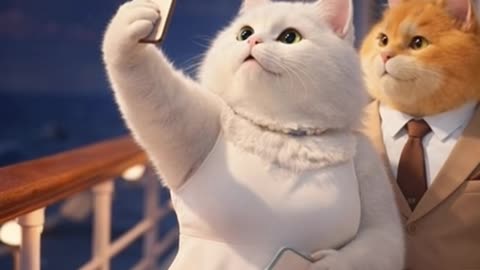 Luxury Cruise Love 🛳️🐱 | A Stylish Cat Couple Story