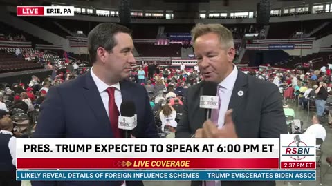JULY 29 2023 President Donald J. Trump Make America Great Again Rally in Erie, PA