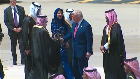 President Trump Participates in an Arrival Ceremony