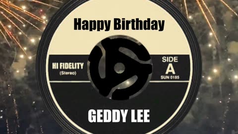 HAPPY BIRTHDAY to GEDDY LEE