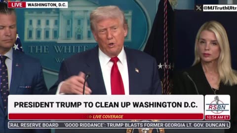 President Trump Declares a Public Safety Emergency in Washington DC