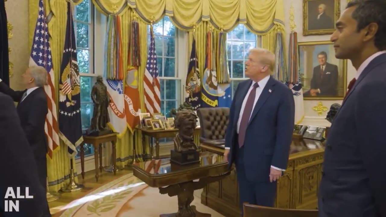 WATCH: Trump says previous Presidents wanted to display the Declaration of Independence