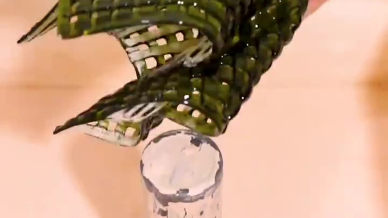 🍾 Transforming a Beer Bottle into a Treasure | Creative Upcycling Art