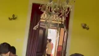Nepalese youth got into the presidential palace in Nepal!