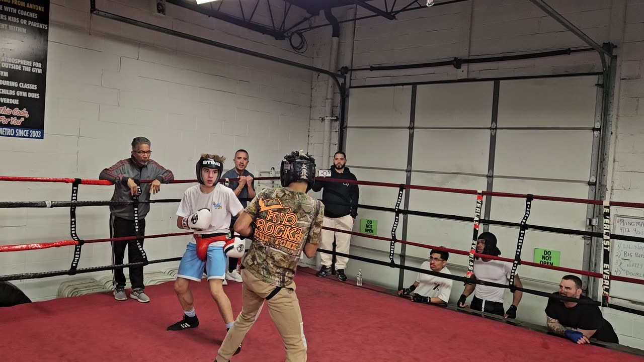 Joey sparring Jacob 1. 4/1/25