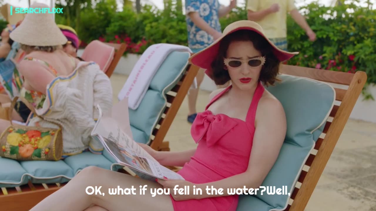 Midge tries to teach Susie to swim it ends with Susie chasing her across the pool deck 😂