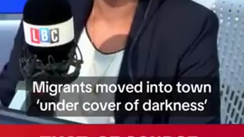 Why are you transporting illegal migrant fighting age males into a town at 3.30 in the morning？