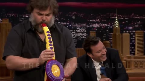 Jack Black's legendary Sax-A-Boom performance breaks the internet