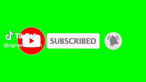 You tube green screen subscribe