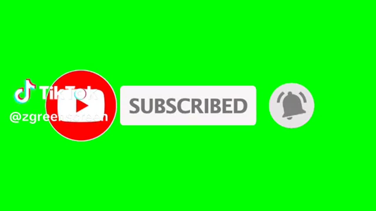 You tube green screen subscribe