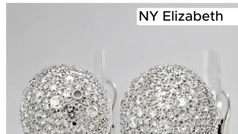 18K WHITE GOLD DIAMOND PAVÉ BALL CLIP EARRINGS