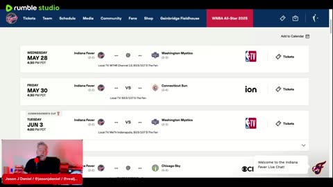 I predicted the Fever would lose to the mystics last night. From my SAT 5/26 SHOW. I KNOW basketball