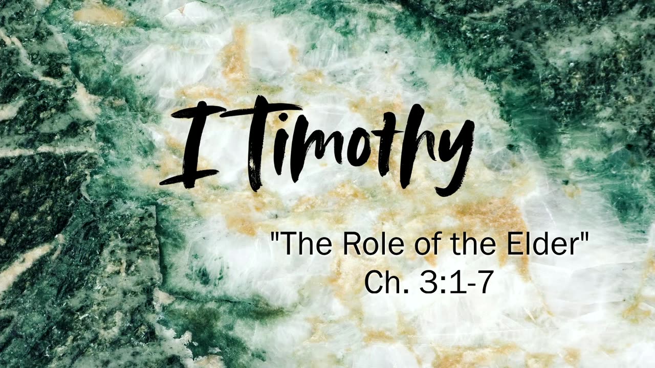 "The Role of the Elder"