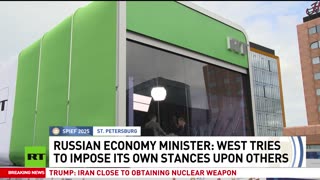 'Fragmented system of global economy is forming' — EconDev Minister Reshetnikov | SPIEF 2025