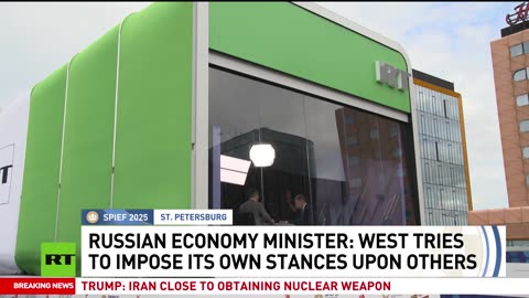 'Fragmented system of global economy is forming' — EconDev Minister Reshetnikov | SPIEF 2025