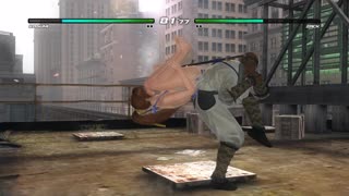 Dead or Alive 5 Last Round: Kasumi (costume 48) vs Zack - 4K