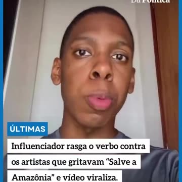 Nunca foi pela Amazônia, estão pouco se lixando!