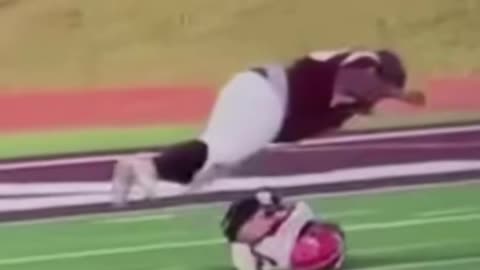 AWFUL: HS football player in Michigan hospitalized after larger player belly flops on him