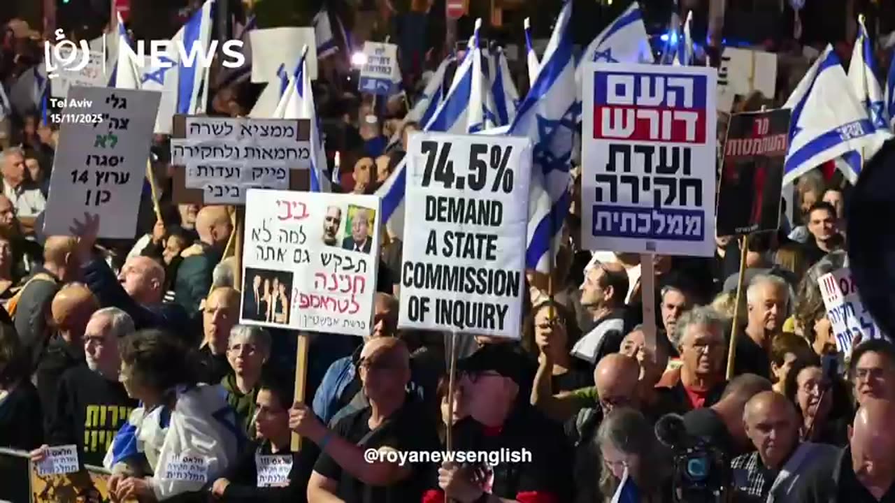 Thousands of ‘Israelis’ protest against Netanyahu’s government