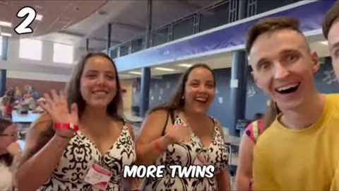 MrBeast meeting with twin