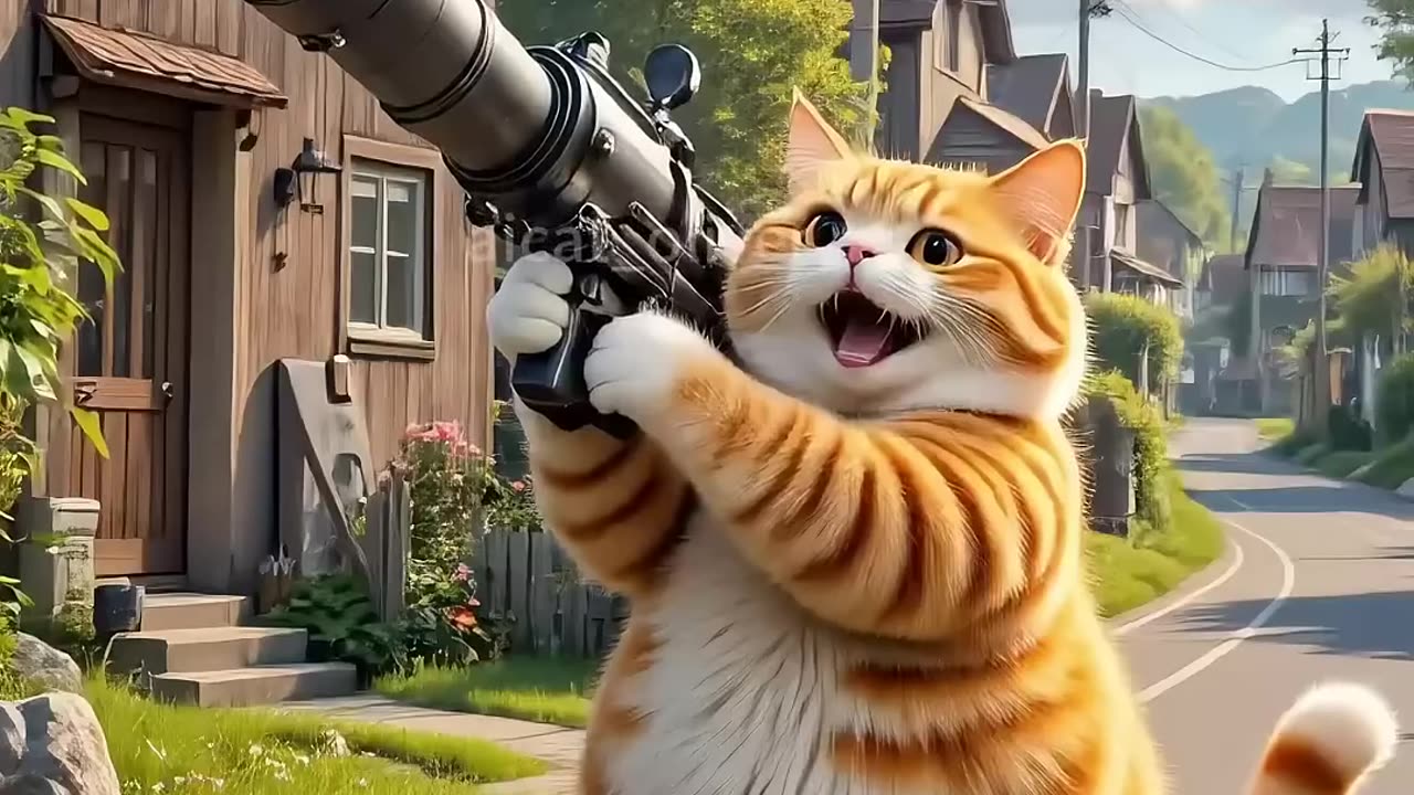 cat ai short video 1 2025