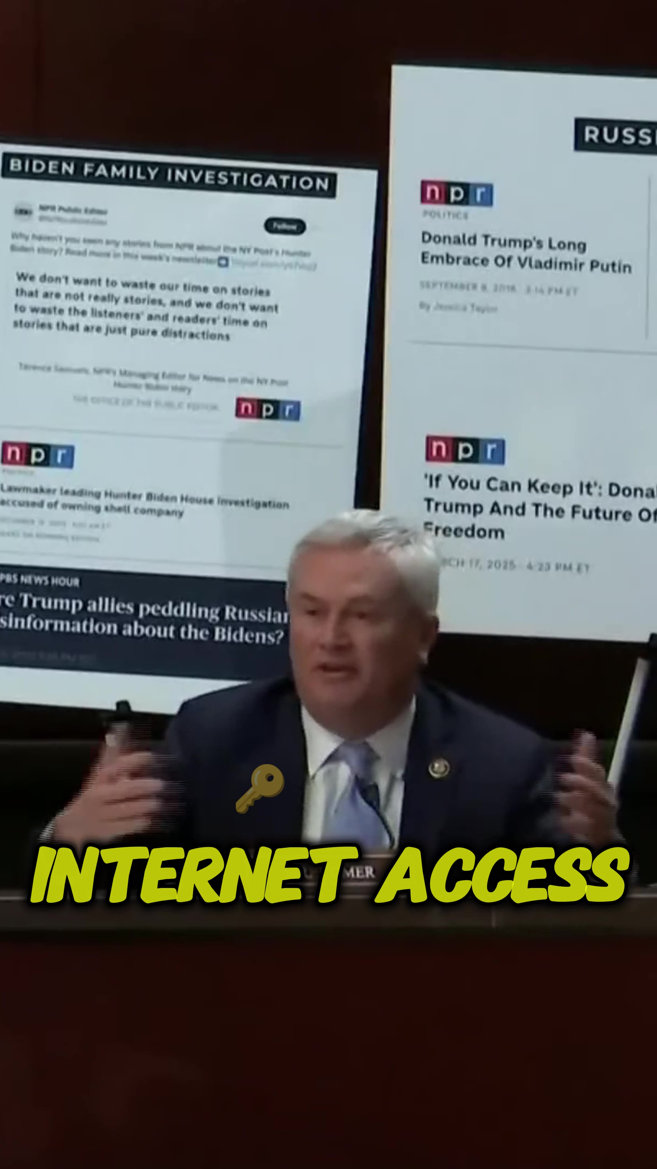 James Comer Reveals Why NPR Shouldn’t Get Government Cash for Leftwing Propaganda!