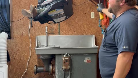 When Your Dad Who’s a Meat Processor Takes You to Work