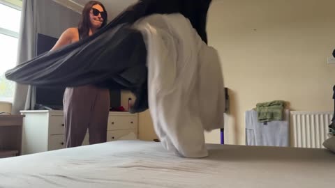 Silent Sunday Clean Bedroom Reset, Fresh Sheets & Vacuuming