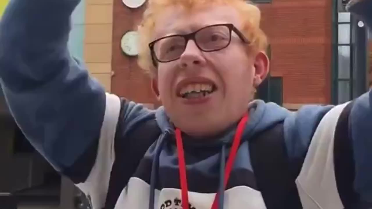 Proud LGBT+ Activist Shouts His Message — Curls, Glasses, Crooked Teeth, Full Confidence 😂