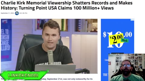 Viewership's On The Charlie Kirk's Memorial Skyrocketed