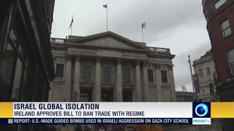 The Irish government approved a draft bill to prohibit imports from Israeli-occupied territories
