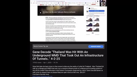 Gene Decode and Nino on child trafficking ..