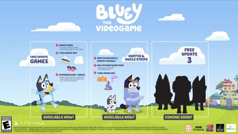 Bluey The Videogame - Free Update 2 Muffin & Uncle Stripe Trailer ｜ PS5 & PS4 Games