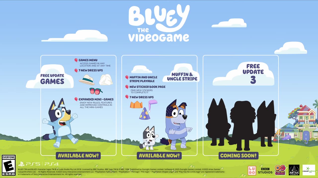 Bluey The Videogame - Free Update 2 Muffin & Uncle Stripe Trailer ｜ PS5 & PS4 Games